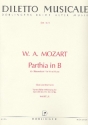Parthia B-Dur fr 21 Oboen, 2 Klarinetten, 2 Hrner und 2 Fagotte Partitur