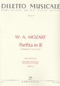 Parthia B-Dur fr 21 Oboen, 2 Klarinetten, 2 Hrner und 2 Fagotte Partitur