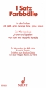 Wir hren und spielen - 1 Satz Farbblle fr Klavier 1 Satz (in den Farben: rot, gelb, grn, orange, blau, grau und braun)