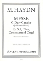 Messe C-Dur fr Soli, gem Chor, Orchester und Orgel Klavierauszug