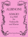 Adagio g-Moll fr Violoncello und Klavier