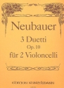 3 Duetti op.10 fr 2 Violoncelli Stimmen
