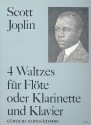 4 Waltzes fr Flte (Klarinette) und Klavier