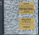 Orchester Probespiel CD für Fagott CD Orchesterbegleitung zur Solostimme