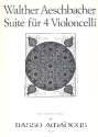 Suite op.44 fr 4 Violoncelli Partitur und Stimmen