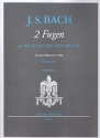 2 Fugen aus Die Kunst der Fuge BWV1080 fr 3 Blockflten (STB) Partitur und Stimmen
