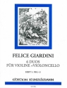 6 Duos Band 1 (Nr.1-3) fr Violine und Violoncello