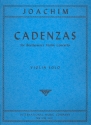 Cadenzas for Beethoven's violin Concerto for violin solo