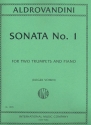 Sonata no.1 for 2 trumpets and piano