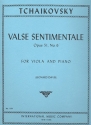 Valse sentimentale op.51,6 for viola and piano