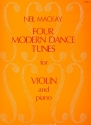 4 modern Dance Tunes for violin and piano