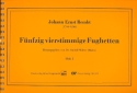 50 vierstimmige Fughetten Band 1 (Nr.1-22) fr Orgel