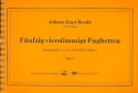 50 vierstimmige Fughetten Band 1 (Nr.1-22) fr Orgel