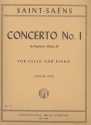 Concerto A minor op.33 no.1 for cello and piano