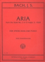 Aria from the Suite D major no.3 for string bass and piano