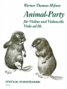 Animal Party für Violine und Violoncello, Viola ad lib.