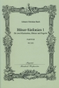 Blser-Sinfonien Band 1 fr 2 Klarinetten, 2 Hrner und Fagott Partitur,  Reprint