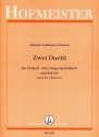 2 Duette fr Harfe und Klavier (fr 2 Klaviere)