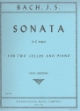 Sonata C major for 2 cellos and piano