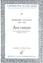 Ave verum fr gem Chor und Bc Partitur