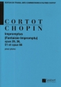 Impromptus op.29, 36, 51, 66 pour piano