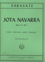 Jota navarra op.22,2 for violin and piano