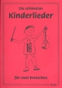 Die schnsten Kinderlieder fr 2 Violen