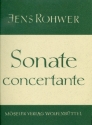 Sonate concertante fr Sopranblockflte (Violine) und Klavier