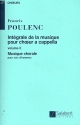 Integrale de la musique pour choeur a cappella vol.3 pour voix d'hommes