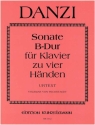 Sonate B-Dur fr Klavier zu 4 Hnden