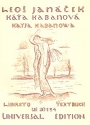 Katja Kabanov  Oper in drei Akten Libretto (dt/tschech)
