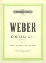 Konzert f-Moll Nr.1 op.73 fr Klarinette und Orchester fr Klarinette und Klavier