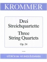 3 Streichquartette op.24  Stimmen