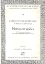 Natus est nobis fr Mezzosopran (Bariton), 2 Violinen und Bc Partitur