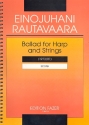 Ballad  (1973/81) for harp and strings score