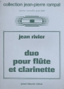 Duo pour flute et clarinette partition