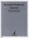 Quartett fr Klarinette und Streichtrio Partitur und Stimmen