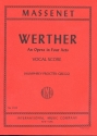 Werther opera in 4 acts (fr/eng) vocal score