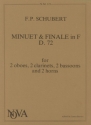 MINUET AND FINALE F MAJOR D72 FOR 2 OB/2CL/2BASSOONS AND 2 HORNS PARTS