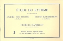 Etude du rythme vol.2