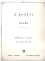 Etde op.2,1 fr Baklarinette und Klavier