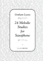 24 melodic Studies for saxophone
