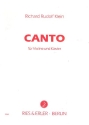 Canto fr Violine und Klavier