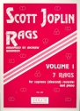 Scott Joplin Rags vol.1 for descant recorder and piano
