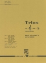 Trios for 2 violins (recorder, flute, oboe, clarinet) and cello (bassoon, clarinet b-flat)