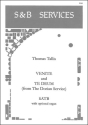 Venite for mIxed chorus and organ Te deum (the Dorian Service)