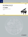 3 Lieder op. 22 fr hohe Singstimme und Klavier
