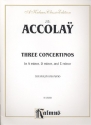 3 concertinos for violin and piano