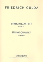 Musik fr Streichquartett fis-Moll Partitur und Stimmen