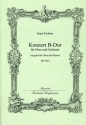 Konzert B-Dur fr Oboe und Orchester fr Oboe und Klavier